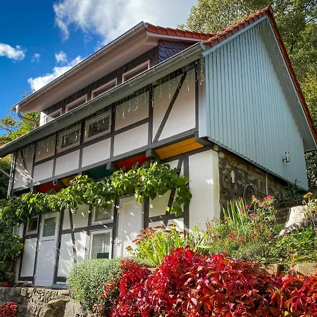 Villa Harz im Glück - Fachwerkhaus für zwei in Wernigerode Exterior foto
