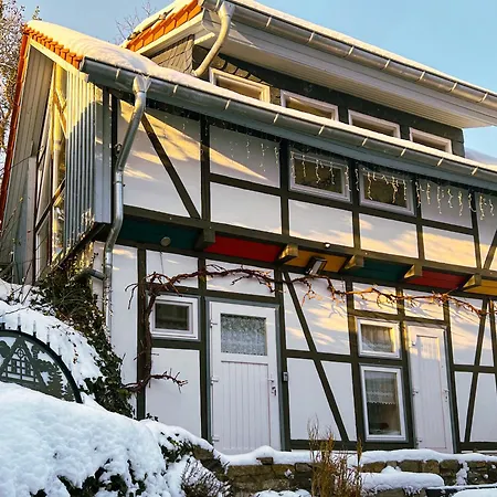 Villa Harz im Glück - Fachwerkhaus für zwei in Wernigerode Exterior foto